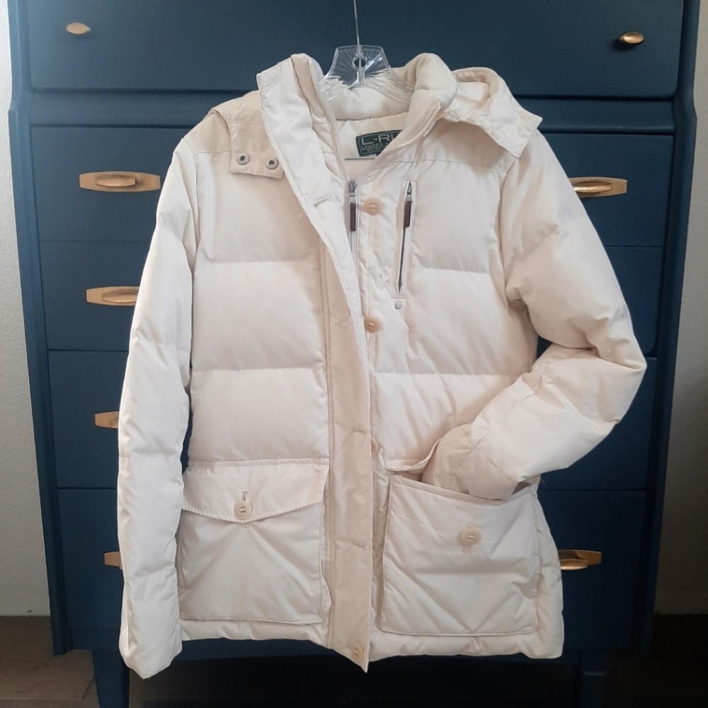 Ralph Lauren Puffy Jacket Coat sz small